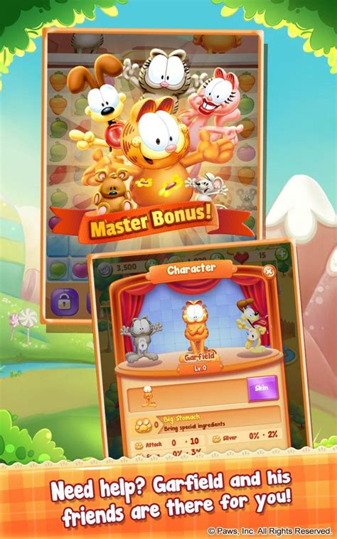 Garfield Chef (Android) software credits, cast, crew of song